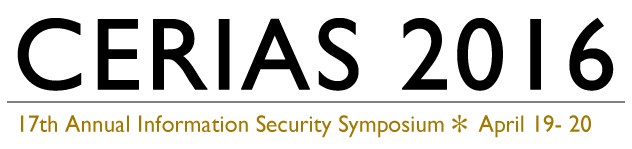 CERIAS Annual Information Security Symposium - April 19 - 20, 2016