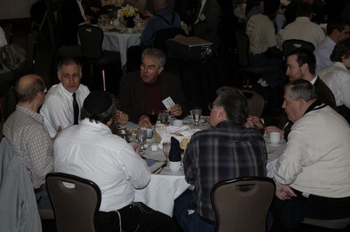 Participants enjoy lunch in the Union Ballroom