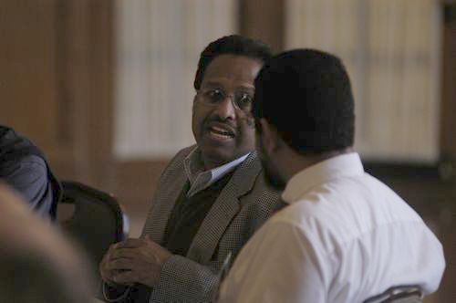 Participants enjoy lunch in the Union Ballroom