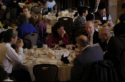Participants enjoy lunch in the Union Ballroom