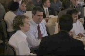 Participants enjoy lunch in the Union Ballroom
