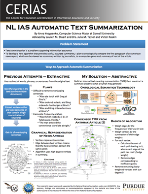NL IAS Automatic Text Summarization
