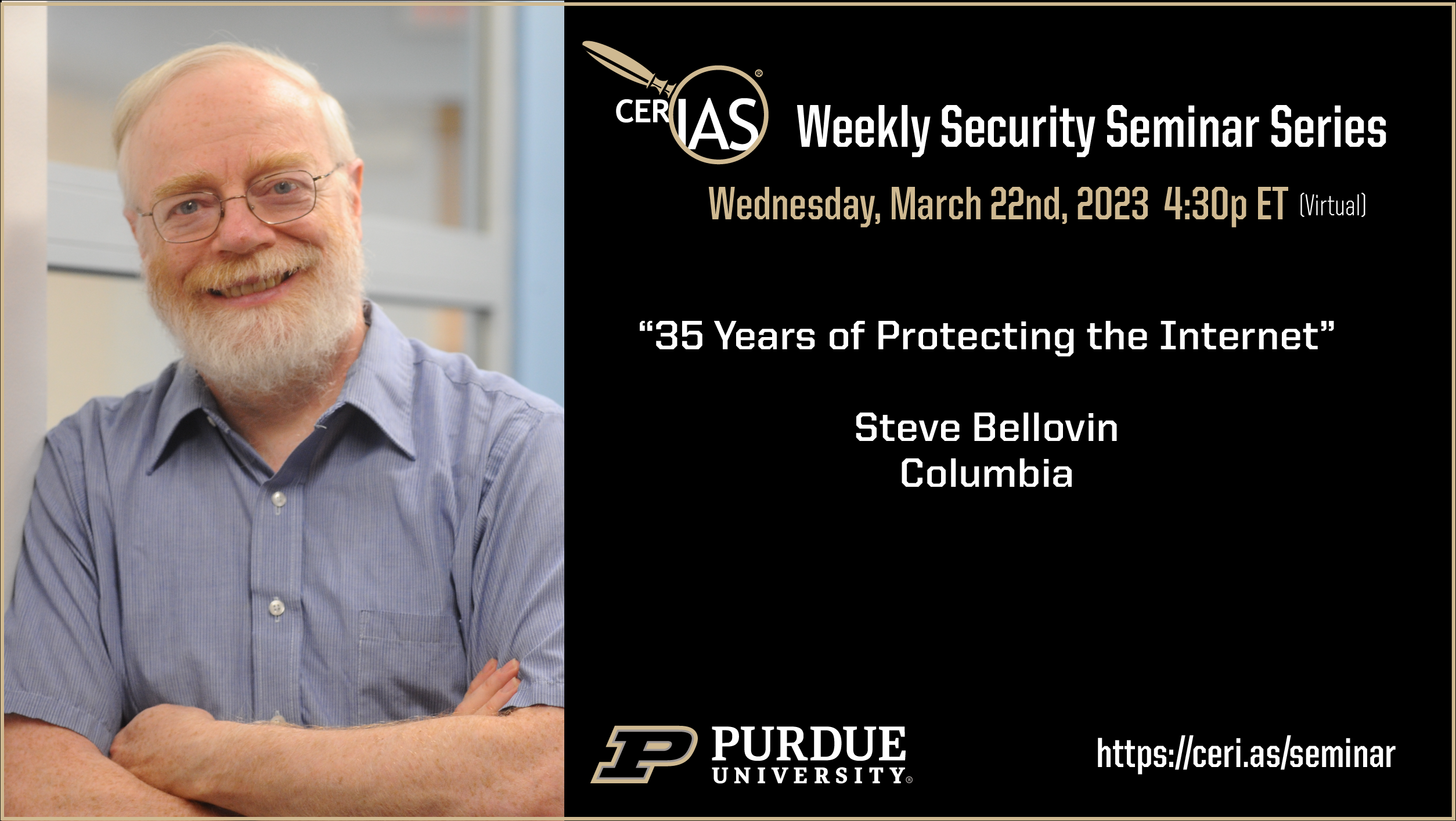 Steve Bellovin - Columbia  03/22/2023 04:30pm ET