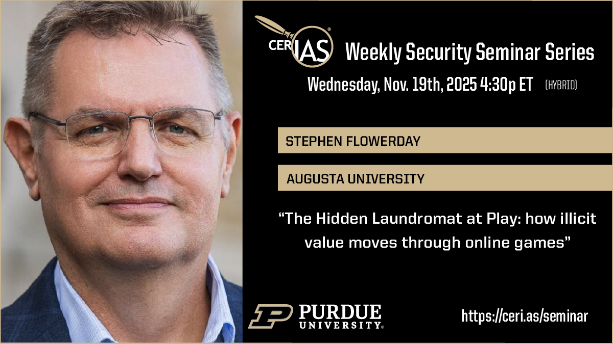 Stephen Flowerday Augusta University11/19/2025 04:30pm