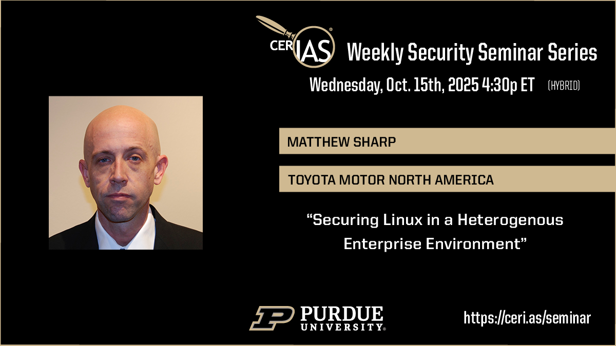Matthew Sharp Toyota Motor North America10/15/2025 04:30pm
