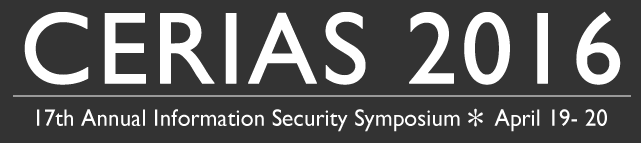 CERIAS 2016 17th Annual Information Security Symposium