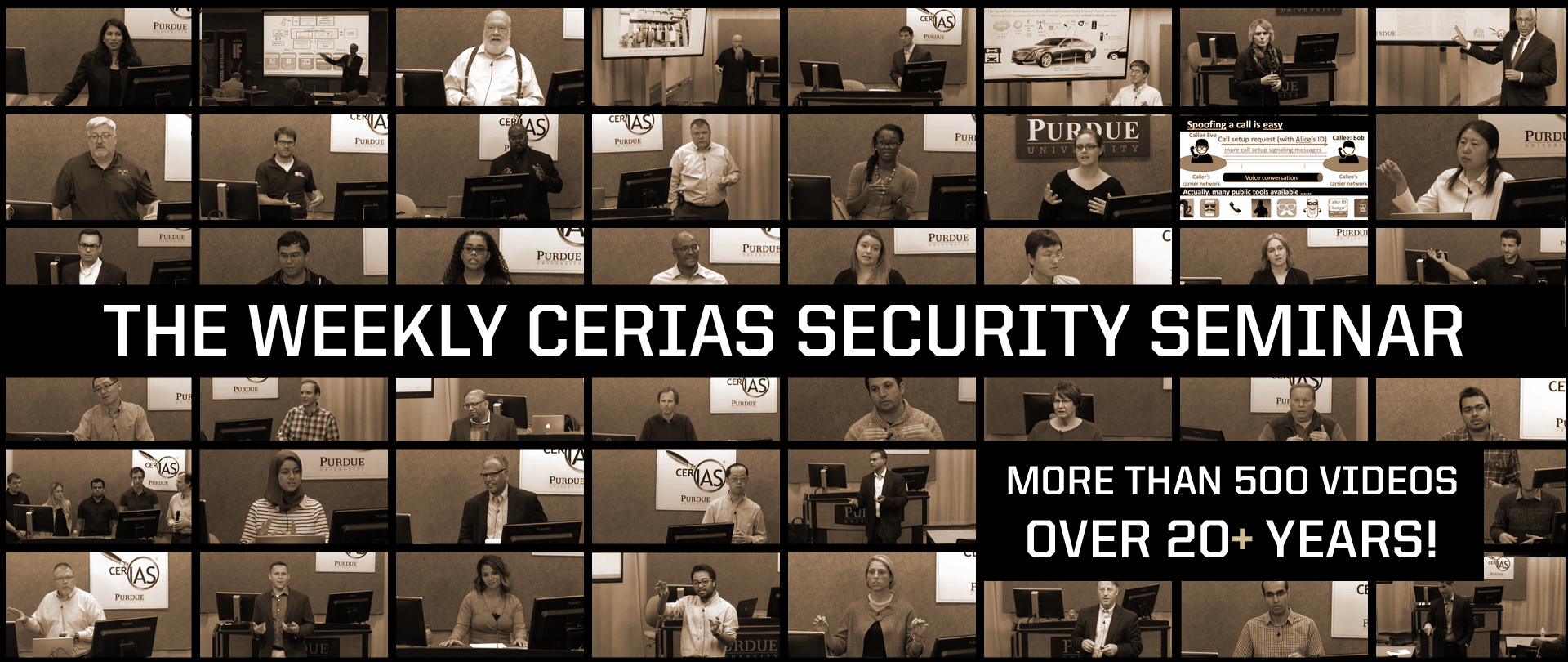 CERIAS Weekly Security Seminars