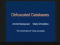 Obfuscated Databases: Definitions and Constructions