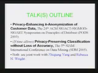 PrivacyEnhancing k-Anonymization of Customer Data