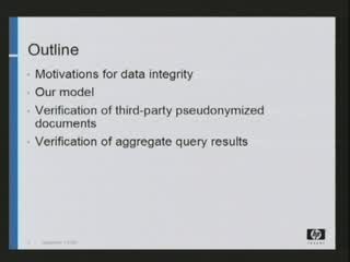 Verification of Integrity for Outsourced Content Publishing and Database Queries