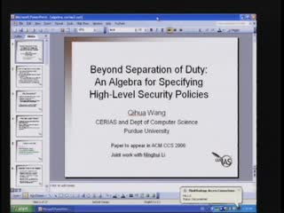 Beyond Separation of Duty: An Algebra for Specifying High-level Security Policies