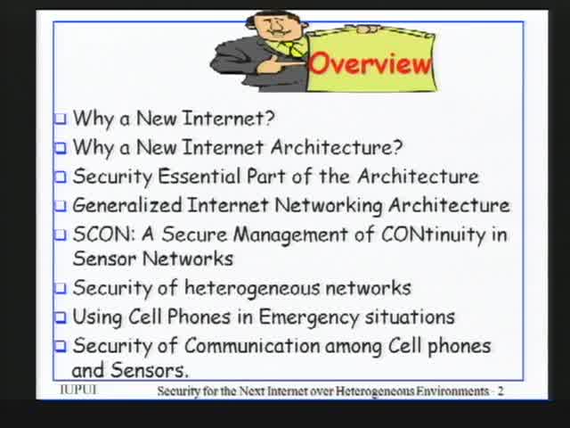 Security for the Next Internet over Heterogeneous Environments