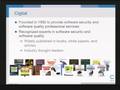 The Building Security In Maturity Model (BSIMM)