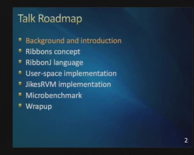 Ribbons, A Partially-Shared Memory Programming Model