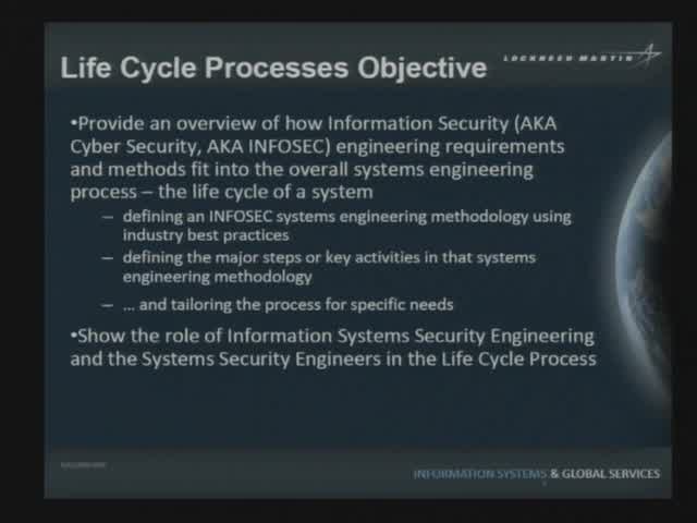 The role of System Security Engineering in the engineering lifecycle