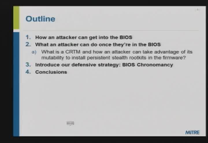 BIOS Chronomancy: Using Timing-Based Attestation to Detect Firmware Rootkits