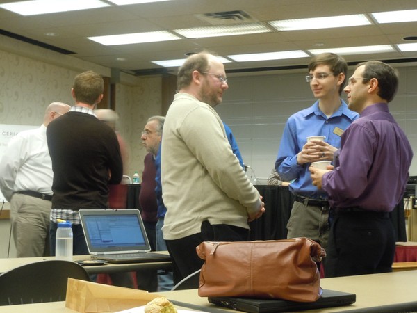 Audience Interacting After Keynote