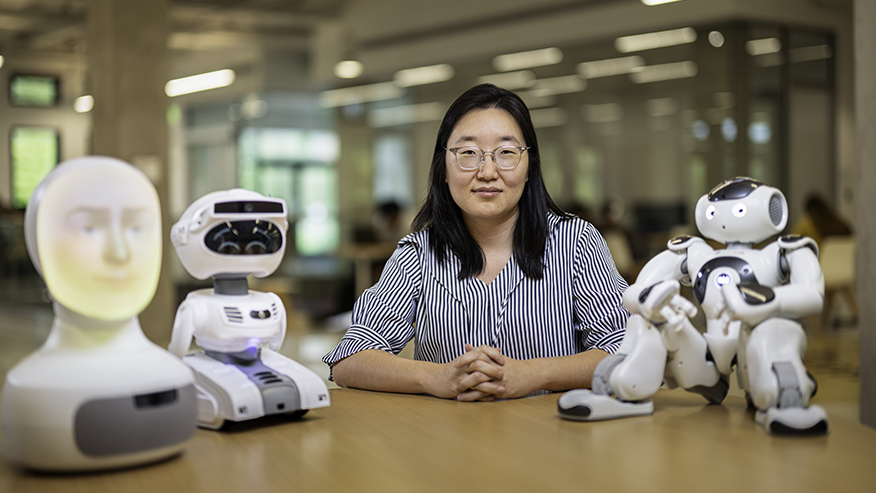 They’re robots, and they’re here to help: Computer scientist improves robot interactions with human beings