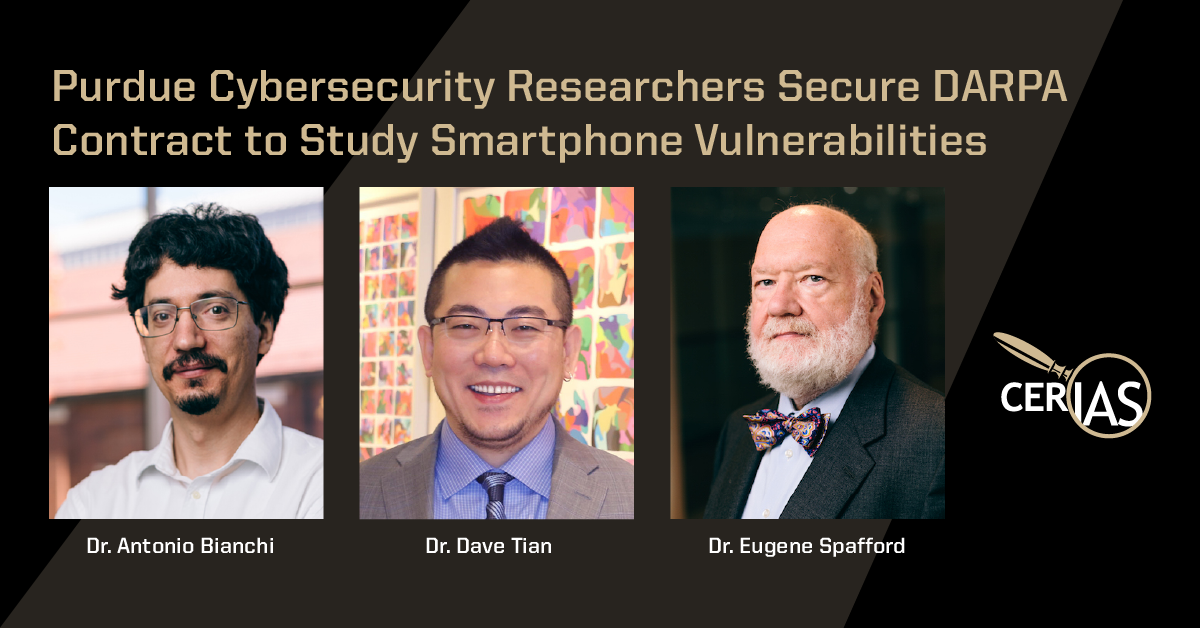 Purdue cybersecurity researchers secure DARPA Contract to study smartphone vulnerabilities
